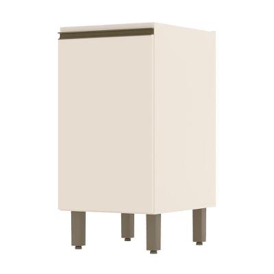 Balcão 1 Porta 40cm Connect Off White - Móveis Henn Off White