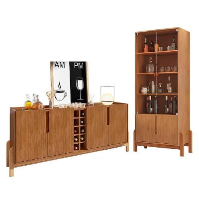 Sala De Jantar Lizz Com Cristaleira E Buffet Aparador Com Adega Cedro - Casa D Cedro