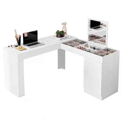 Escrivaninha Penteadeira Camarim De Canto Star Branco Fosco - Mobler Branco Fosco