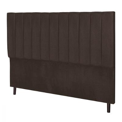 Cabeceira Casal Jbe Moveis Leblon Bege144cm Box 138cm Marrom