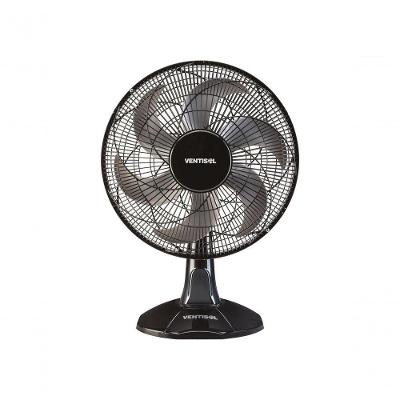 Ventilador De Mesa Ventisol Oscilante 40cm Turbo 6 Preto-cinza 110V