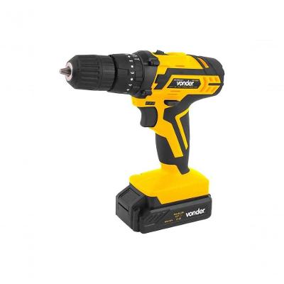 Parafusadeira- Furadeira Bateria Vonder Pfv074 12v + Kit Com 74 Acessórios Bivolt