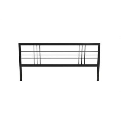 Cabeceira De Cama Aço Ferro Metal Robusto Cor Preto Largura 160cm Estilo Industrial Cb-01