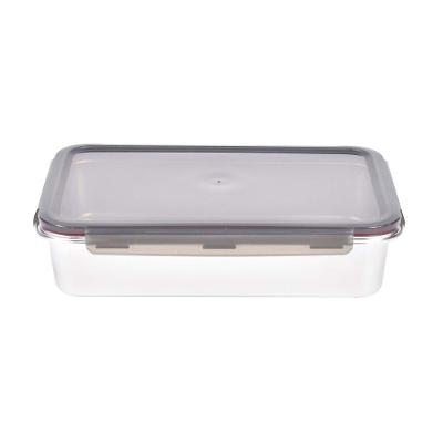 Pote Retangular Em Aço Inox 5 Litros Kenya