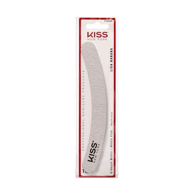 Lixa Banana Kiss New York Formato Ergonômico Para Acabamento Impecável Das Unhas