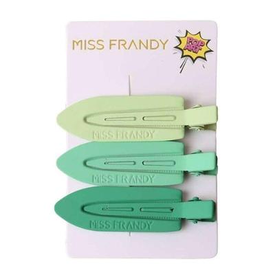 Presilhas Pop Art 3 Unidades |fixação Segura, Aderência Firme E Conforto Durante O Uso Miss Frandy Verde