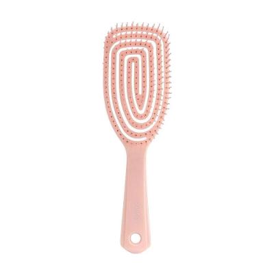 Escova Raquete Easy Flexi Proart Desembaraço Rápido, Cerdas Macias E Base Flexível Rosa