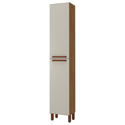 Paneleiro Monza 40cm 2 Portas Freijó-off White - Indékes Freijó-off White
