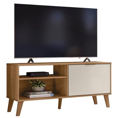 Rack Bancada Para Tv 50 Pol 115 Cm 6950 Nature Off White Plla Nature Off White