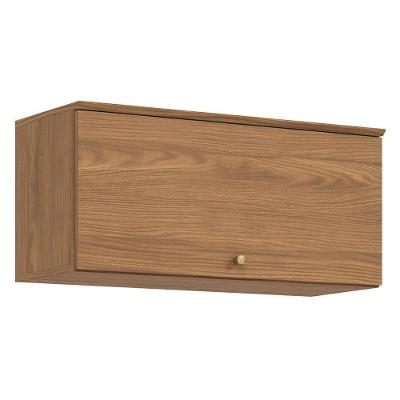 Armário Aéreo Requinte 80cm 1 Porta Basculante Nature - Móveis Henn Nature