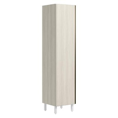Paneleiro 1 Porta 221x50cm Mdf Kali 12229 Bianco Toq Bianco Toq Nicioli Bianco Toq Bianco Toq