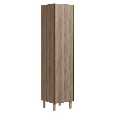 Paneleiro 1 Porta 221x50cm Mdf Kali 12229 Carvalho Toq Carvalho Toq Nicioli Carvalho Toq Carvalho Toq