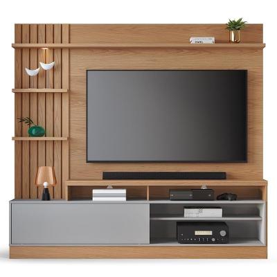 Estante Home Theater Maceió Freijó-cinza Fosco Para Tv Até 65? - Colibri Freijó-cinza Fosco