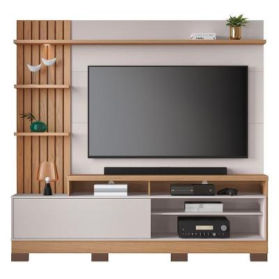 Estante Home Theater Maceió Freijó-off White Para Tv Até 65? Com Pés - Colibri Freijó-off White