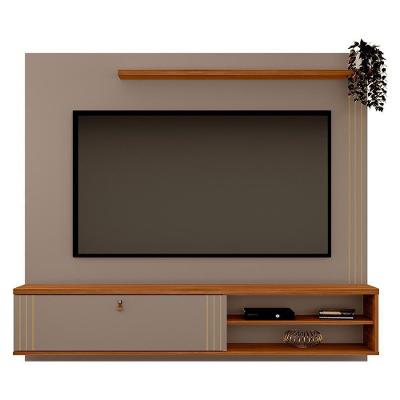 Home Suspenso Laredo 160cm Grigio Fosco-cinamomo Mel Para Tv Até 65? - Mobler Grigio Fosco-cinamomo Mel