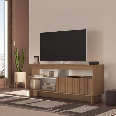 Rack Para Tv Até 65 Polegadas 160cm Com 1 Porta Multimóveis Cr45320 Cinamomo/off White Cinamomo/off White
