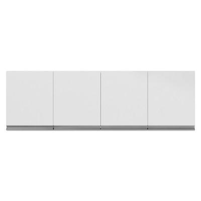 Armário Aéreo Andréia 150 Cm 4 Portas Branco Ajl