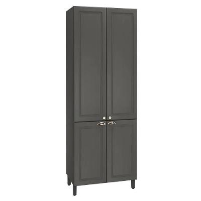 Paneleiro Firenze 80cm 4 Portas Chumbo-titânio - Indékes Chumbo-titânio