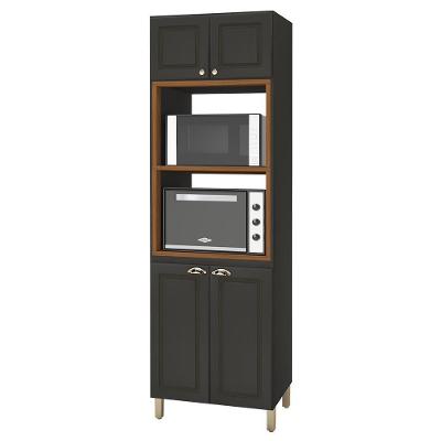 Torre Quente Firenze 70cm 2 Fornos 4 Portas Chumbo - Indékes Chumbo