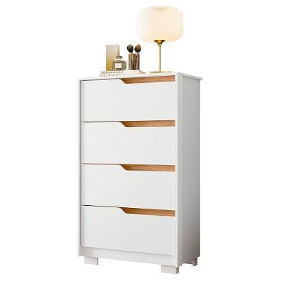 Cômoda Sole 4 Gavetas Branco-freijó - Móveis Albatroz Branco-freijó