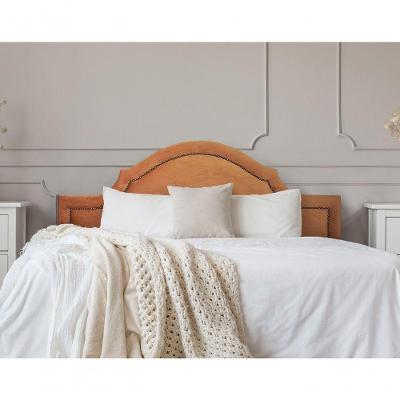 Cabeceira King Provençal Luxo 193X60 Terracota Tachas Fumê