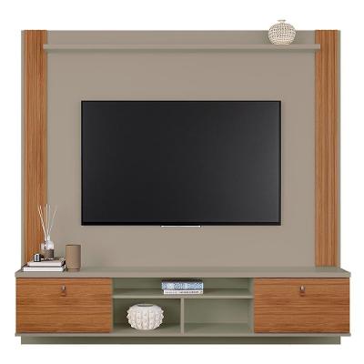 Home Suspenso Pierre 183cm Grigio Fosco-cinamomo Mel Para Tv Até 65? - Mobler Grigio Fosco-cinamomo Mel