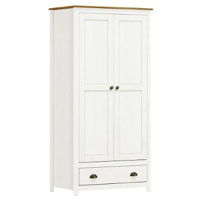 Guarda Roupa Solteiro Topázio 2 Portas E 1 Gaveta Branco-freijó - Finestra Móveis Branco-freijó