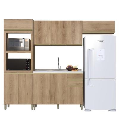 Cozinha Modulada Dinamarca 4 Peças Com Torre Quente 2 Fornos Castani - Indékes Castani