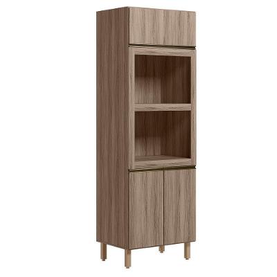 Torre Quente 3p 221x72cm Mdf Kali 16866 Carvalho Toq Carvalho Toq Nicioli Carvalho Toq Carvalho Toq