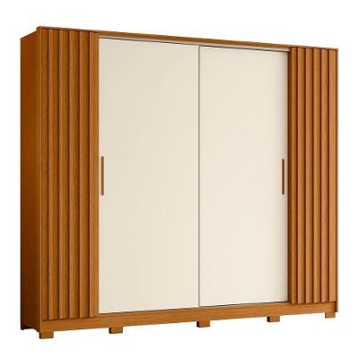 Guarda Roupa Casal Jacarandá 4 Portas Flex Cinamomo-off White - Móveis Albatroz Cinamomo-off White