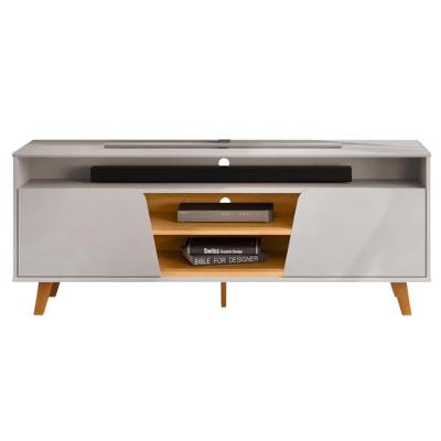 Rack Bancada Tv 60 Pol 150 Cm Lana Bali Cedro Dj Moveis Bali Cedro