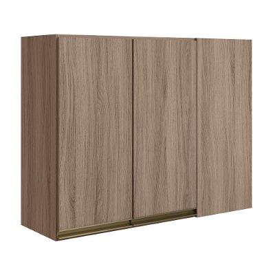 Armario Canto Reto 2p Mdf 89cm Kali 12213 Carvalho Toq Carvalho Toq Nicioli Carvalho Toq Carvalho Toq
