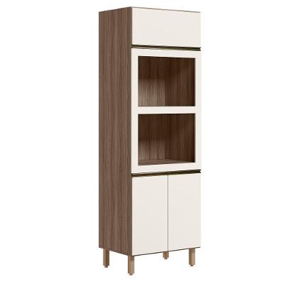 Torre Quente 3p 221x72cm Mdf Kali 16866 Carvalho Toq Off White Cetim Nicioli Carvalho Toq Off White Cetim