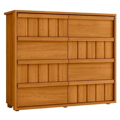 Cômoda Tarsila 8 Gavetas Cinamomo - Madetec Cinamomo