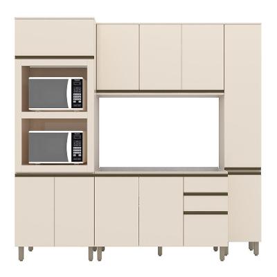 Cozinha Completa Connect 4 Peças Off White - Móveis Henn Off White