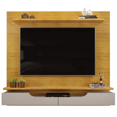 Painel Para Tv 60 Pol 2 Portas 160 Cm Levi Cedro Bali Dj Moveis Cedro Bali