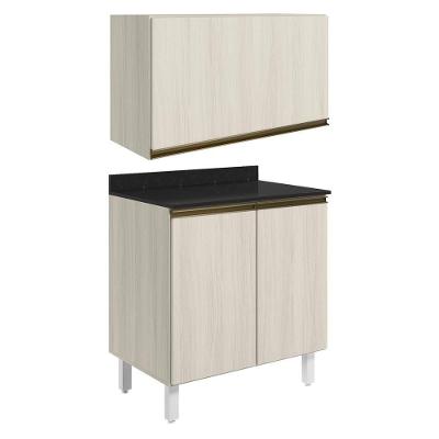 Armario Aereo E Balcao Mdf 60cm Kali Bianco Toq Bianco Toq Nicioli Bianco Toq Bianco Toq