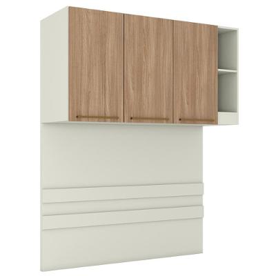 Ponte Casal Modulado 3 Portas 185x145 Cm Seletto Areia Jequitiba Henn Areia Jequitiba