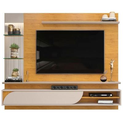 Painel Suspenso Tv 60 Pol 180 Cm Ravi Cedro Bali Dj Moveis Cedro Bali