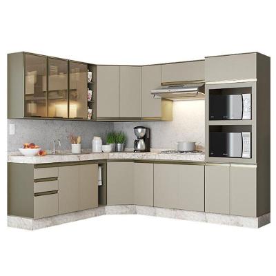 Cozinha Completa Canto Oblíquo 11 Peças Connect Duna-cristal - Móveis Henn Duna-cristal