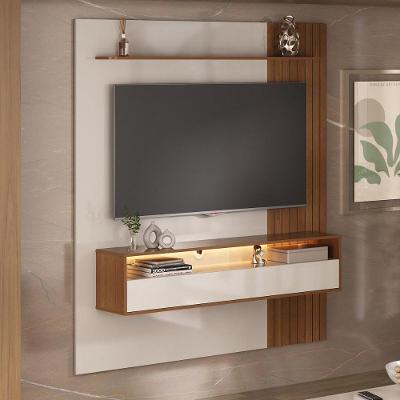 Painel Com Suporte Para Tv Até 65 Polegadas 1 Porta Multimóveis Cr45316 Cinamomo-off White