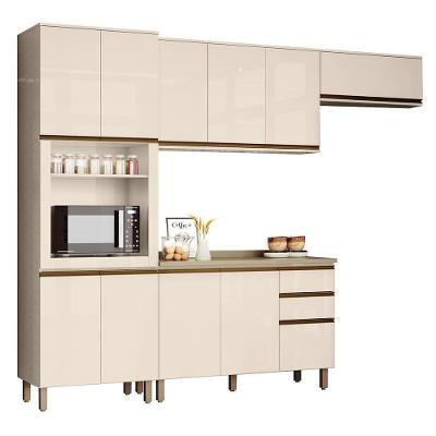 Cozinha Completa 4 Peças Connect Com Torre Quente 1 Forno - Móveis Henn Off White Off White