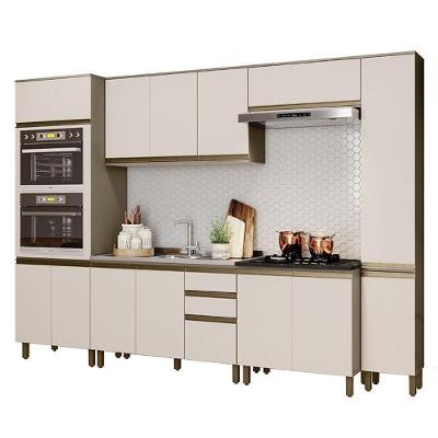 Cozinha Completa 6 Peças Connect Duna-cristal Com Paneleiro - Móveis Henn Duna-cristal