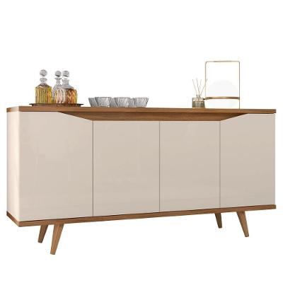 Buffet Aparador Grace 4 Portas Off White-cedro - Casa D Off White-cedro