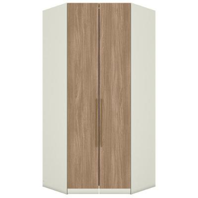Canto Closet Modulado 2 Portas 241x110 Cm Seletto Areia Jequitiba Henn Areia Jequitiba