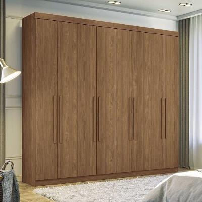 Guarda Roupa 8 Portas E 4 Gavetas Master New Santos Andirá Jatoba