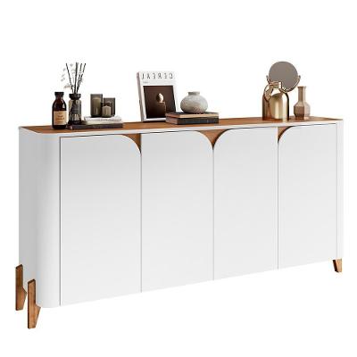 Buffet Aparador Memphis 4 Portas Branco-cedro - Casa D Branco-cedro
