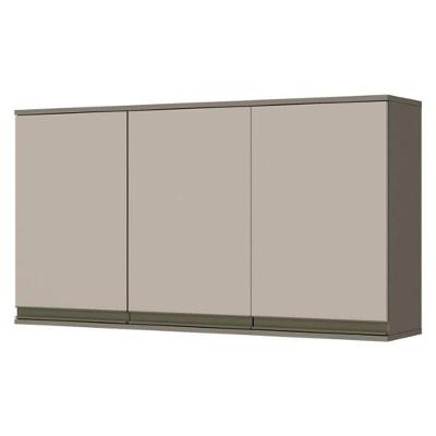 Armário Aéreo 3 Portas 120cm Connect Duna-cristal - Móveis Henn Duna-cristal