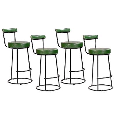 Kit 4 Banquetas Miami 96cm Couríssimo Verde - Salaone Verde