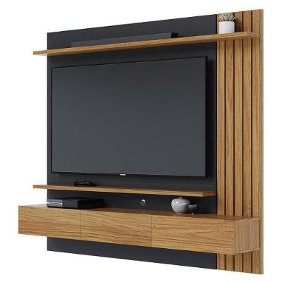 Home Suspenso Juriti 1.8 Ripado Noce Milano-preto Para Tv Até 70? - Colibri Noce Milano-preto